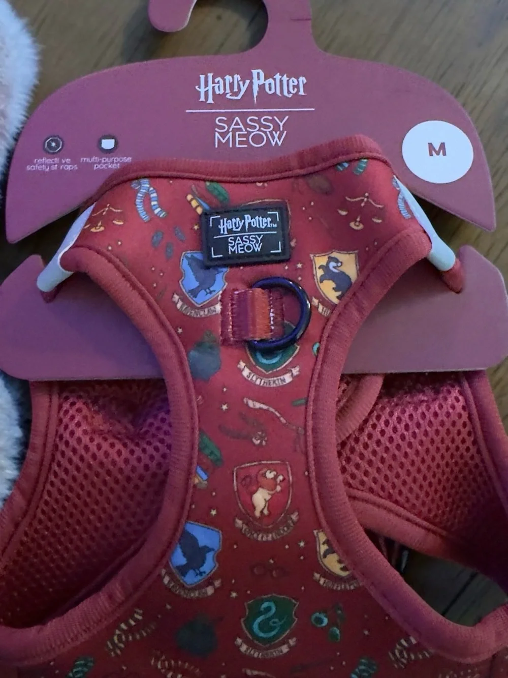 Harry Potter Sassy Meow Cat Harness & Leash Set Medium NWT